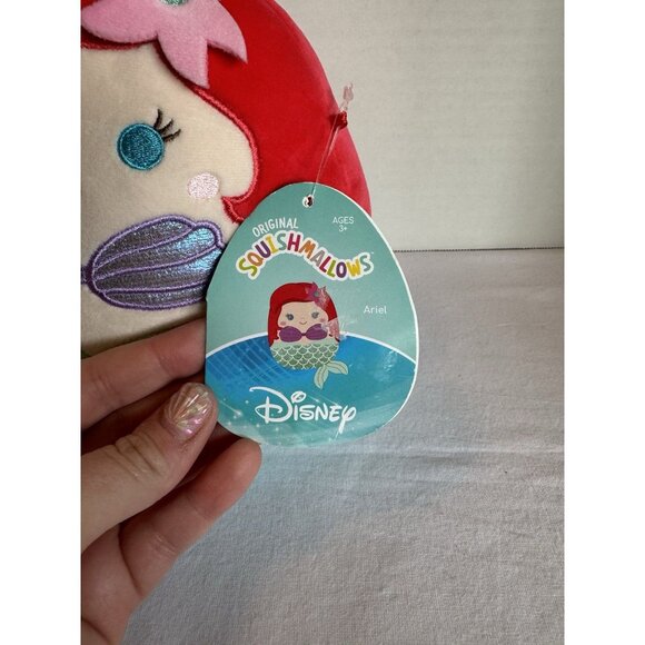 Squishmallows 10" Disney Ariel Little Mermaid Stuffed Animal Plush Toy 2021 - Picture 2 of 4